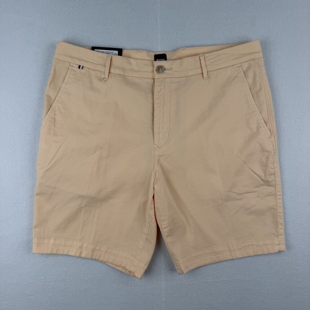 NEW Hugo Boss H-Slice Shorts Slim Fit Peach Men's Size 52 (US 36R)